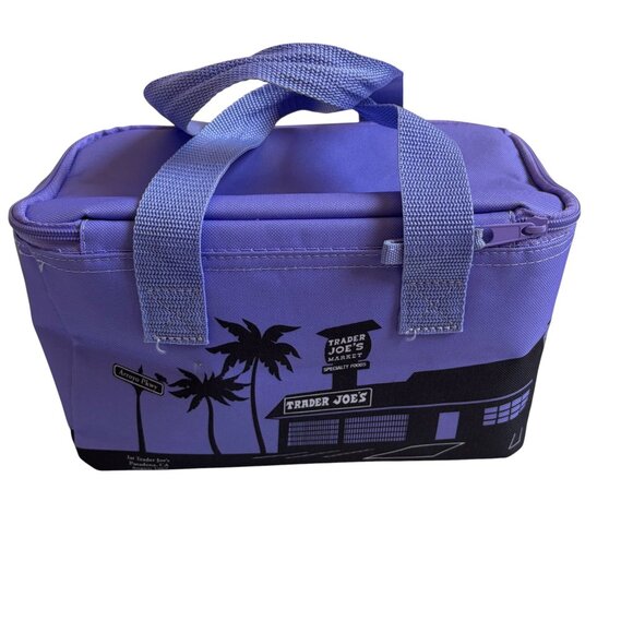 Trader Joe's Mini Insulated Cooler Bag - Purple - Picture 3 of 6